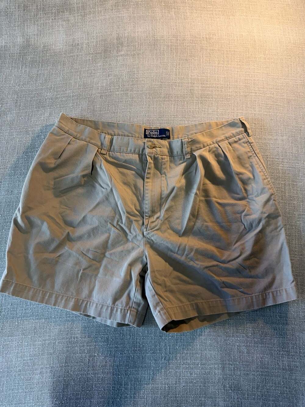 Polo by Ralph Lauren Andrew Short Khaki Chino Shorts Size 38